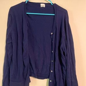Navy Blue Lightweight Cardigan from A New Day